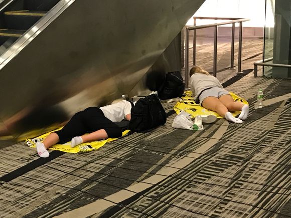 Book the the transit hotel ASAP: they had to turn away walk-ins due to full occupancy and we spotted many passengers camped out in the terminal