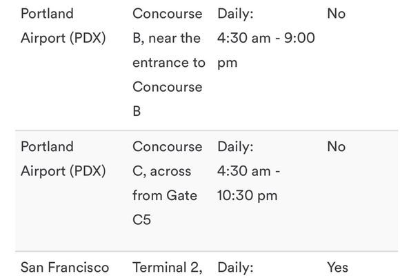 Since when does pdx have 2 lounges?