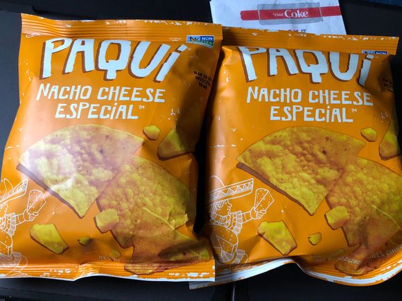 I would take these chips over many things that United serves; Would be nice if they had these in the galley on long haul flights. Found these at the Whole Foods and can’t stop buying them 😋