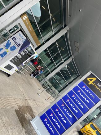 Check in at airport LATAM 