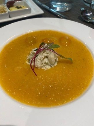 Gazpacho w/ Crab Meat - this wasn't good.
