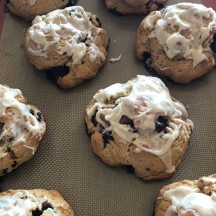 NYT Maple-Blueberry scones