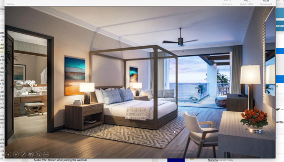 view of the Master bedroom from a Kaiholo residence