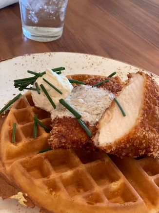 Chicken and waffles