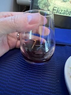 Not typically a port drinker but tried a glass.  Pour markings on the side of the glass were interesting. 