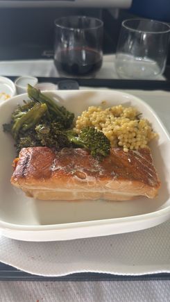 The fish was so dry. 