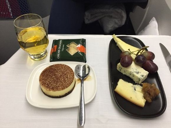 Tiramisu and cheese plate