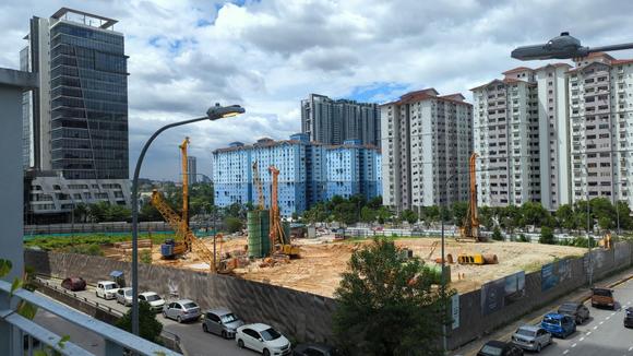 Construction site next door