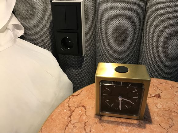 Small alarm clock, i heard that Marriott is phasing those out:  