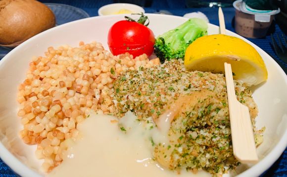 This halibut was inedible unfortunately 