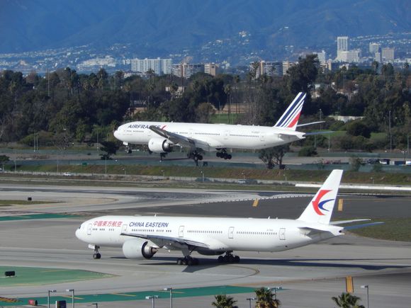 View from the H Hotel terrace at LAX