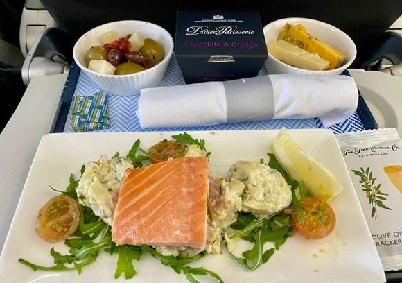 Salmon was very tasty 