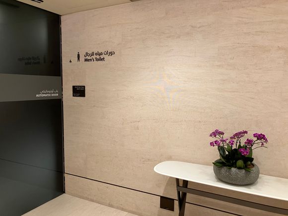Entrance with automatic sliding door 