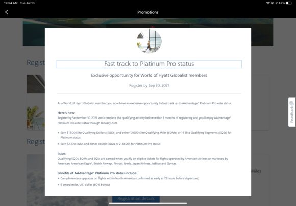 Just checked on AA app. As a recently achieved Globalist, offered Platinum Pro Challenge while being AA Gold. 

Have until 31SEP to register & 90 days to earn enough EQD + EQM / EQS.