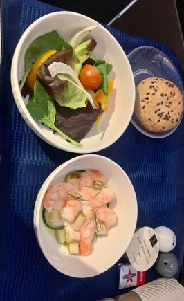 Salad and appetizer. 