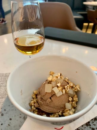 Hazelnut chocolate mousse