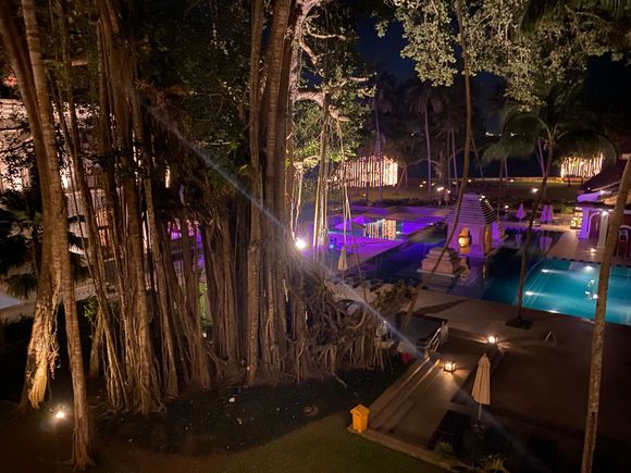 Pool view by night (1)