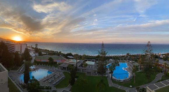Hotel panorama. Sunsets here are incredible