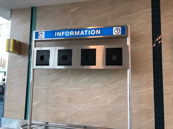 Information screens coming soon