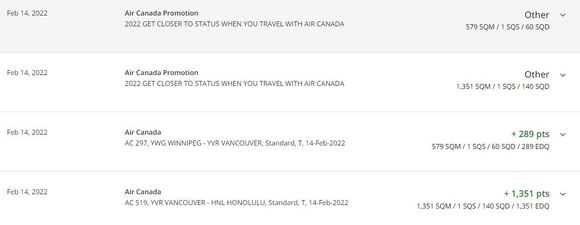 This was flown on Feb. 14 as you can see, and then it posted a few days later but backdated itself to the date of the flight. IDK what to tell you- all my early February stuff has been credited.