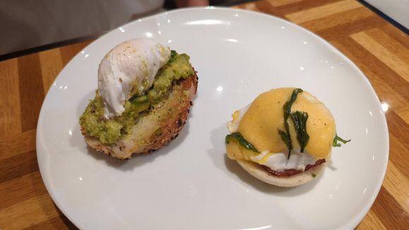 avocado toast, egg benedict