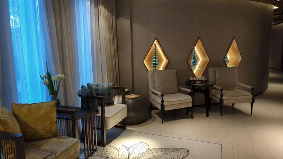 Spa waiting area for treatments