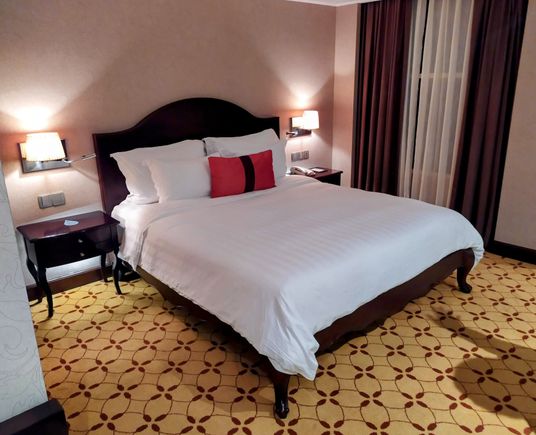 One of the midscale rooms, which is a bit like Crowne Plaza in the US 