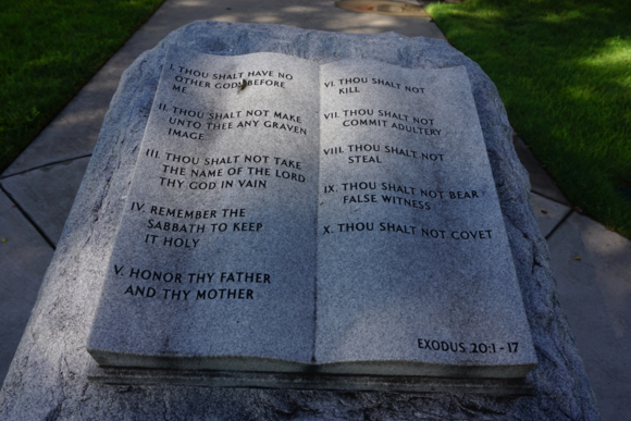 Panhandle, Carson County
10 commandments monuments in every town...