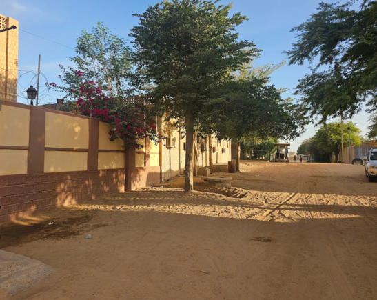 A view up the street (hotel on left)