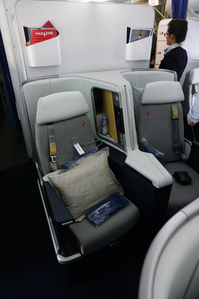 AF DFW-CDG A330 New Business Class
