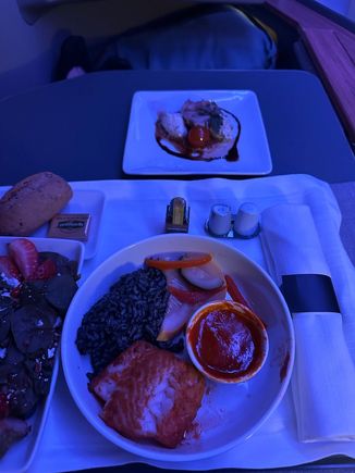 The sea bass was a great choice. I was able to grab the appetizer as well. 