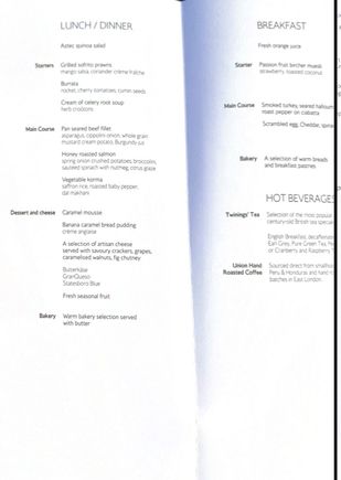 Slightly weirdly cropped menu !