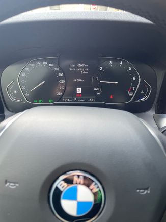 Digital Instrument Cluster (but EHI BMWs do not come with the full digital display, but I actually prefer this version more than the full single screen design)  