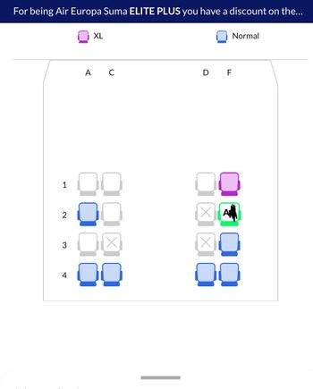 Any idea of what’s different between white seats and crossed out seats? Both types are unavailable.
