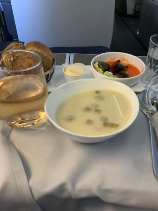 Soup was good