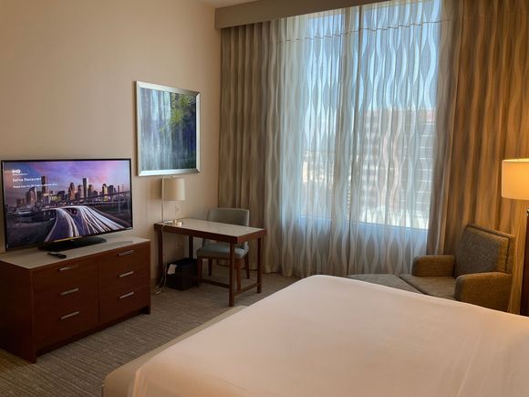 Bedroom comes with a desk and 2nd TV