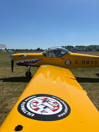 Just about to take off!