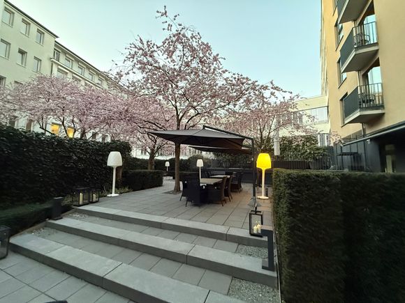 ”The Garden” might be a nice place on warmer days to enjoy a drink