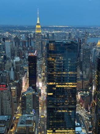 View from Hudson Yards …