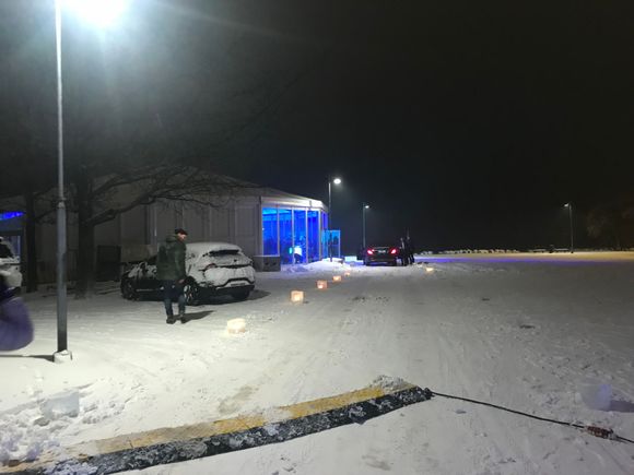 Platinum Lumo event was held at Katajannokka in a temporary building that had been set up exclusively for this event. This was the site of Finnair's inaugural flights nearly 100 years ago.