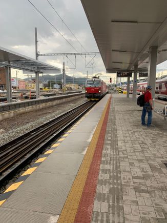 Here comes my train.