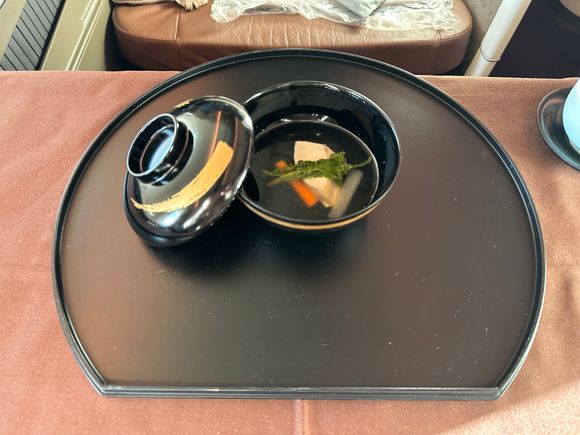 Clear soup