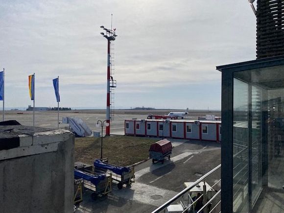 Ramp from smoking area