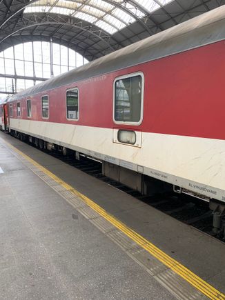 Slovak sleeper carriage