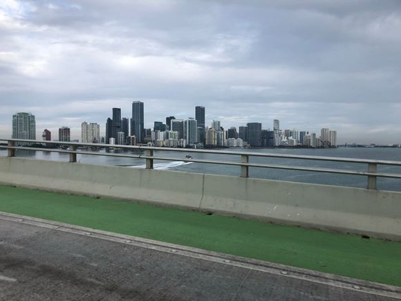
Downtown Miami coming from Key Biscayne.