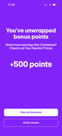 And I just got this 