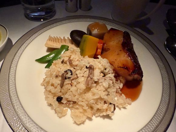 Sakana Teriyaki/ Suzuki Teriyaki from a different flight.