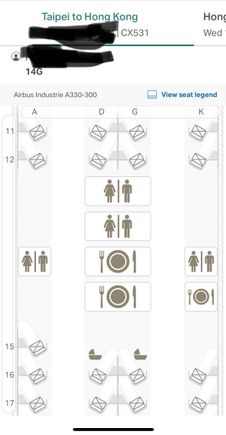 I have been assigned seat 14G which according to the seat map does not exist ? Any clues as to what’s going on here ? 😀