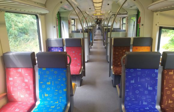 The S1 between Solingen and Dusseldorf, beautifully empty 