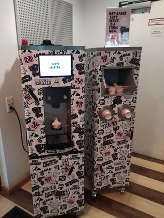 The ice cream making machine that made me a bit ill